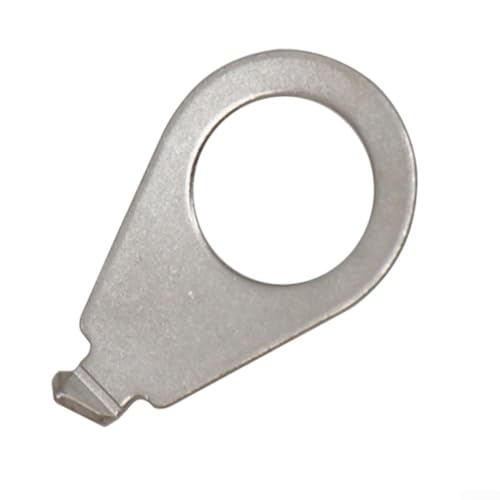 Set mit 4 Metall-Gitarrenknauf-Zeigerplatten für LP Electric, passend für Töpfe bis zu 9 7 mm Durchmesser (Silber) von FUANA