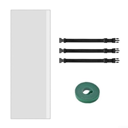 Tragbare AC-Schlauchisolierungsmanschette für 5 und 9 Zoll Auspuffschläuche, 59 Zoll Länge, hitzebeständiges Material (grau) von FUANA