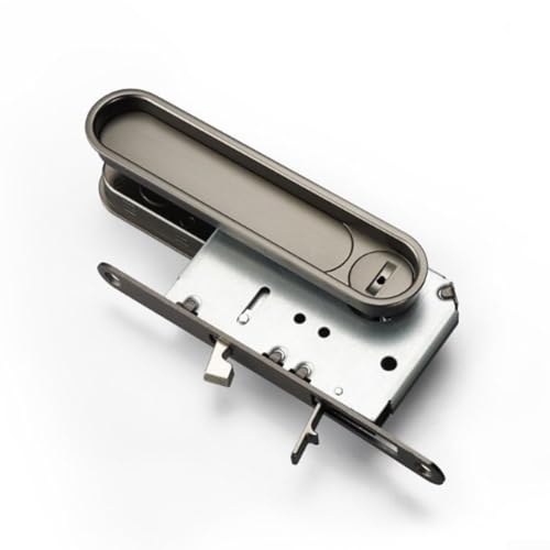 Verbessertes Sicherheits-Schiebetürschloss mit leisem Betrieb für einen ruhigen Wohnraum (grau) von FUANA