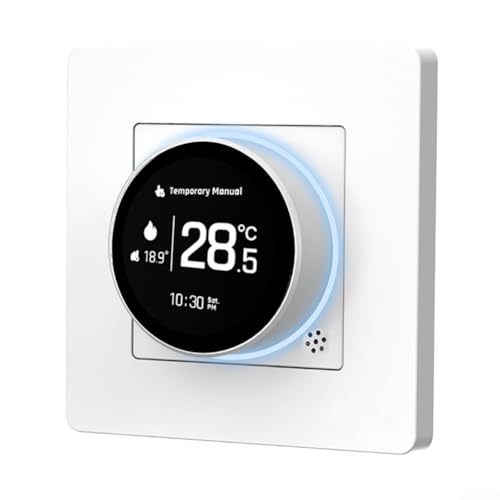 Vereinfachte Benutzererfahrung mit dem innovativen TFT-Bildschirm auf dem Smart-WLAN-Thermostat-Controller (White-GA) von FUANA