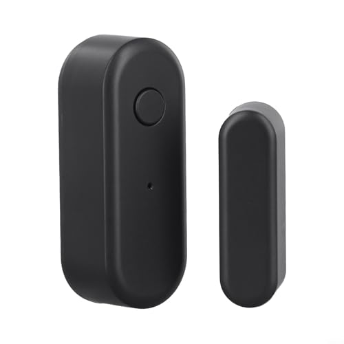 Vereinfachte Sicherheits-Fernüberwachung von Türen/Fenstern mit Tuya, kompatibel mit Zigbee-Sensoren (schwarz) von FUANA