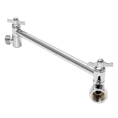 Verstellbare Verbindungsstange für optimale Kontrolle Ihrer Brausebrichtung (Silber) von FUANA