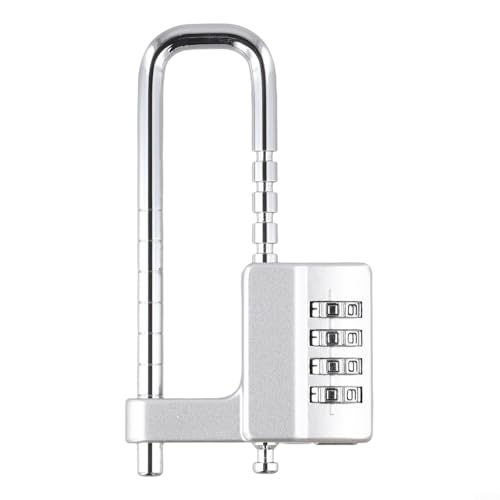 Verstellbares mechanisches Passwortschloss für Schränke und Kleiderschränke, schlankes Design (Silber) von FUANA