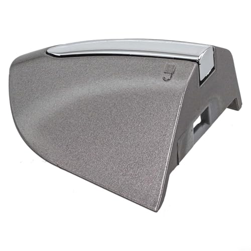 Vordere linke Fahrerseite Türgriff Schlüsselblende, kompatibel mit Ford Fusion 2015 2020, MK2 2018 2019, MK5 2013 2019 (grau verchromt) von FUANA