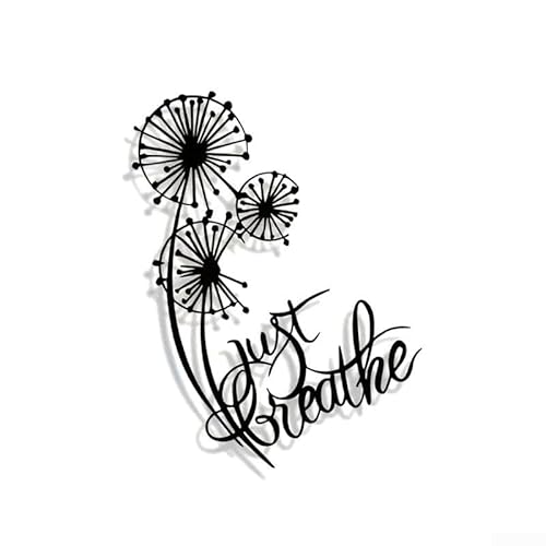 Wanddekoration aus Eisen mit einem detaillierten Pusteblumen-Design, die Wohnumgebungen wie Wohnzimmer und Eingangsbereiche verschönert von FUANA