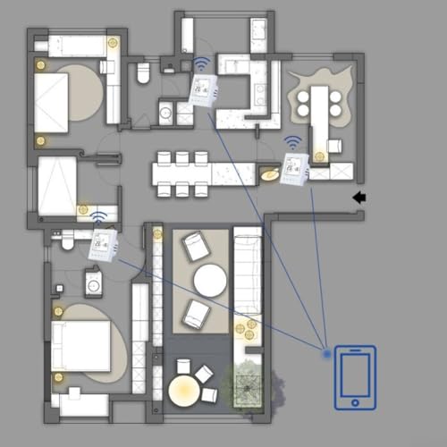 WiFi-gesteuertes intelligentes Heizkessel-Temperatur-Management-System für komfortables Wohnen (Gas-Heizung) von FUANA