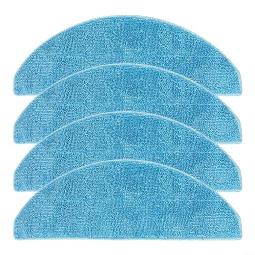 Wischmopp-Pad-Tücher, Mikrofaser-Material, Staubsauger-Ersatzteile, Zubehör, Ersatz-Mopp-Tuch-Set für Liectroux G7, für AENO RC4S, für Evolution AIRO (4 Stück) von FUANA