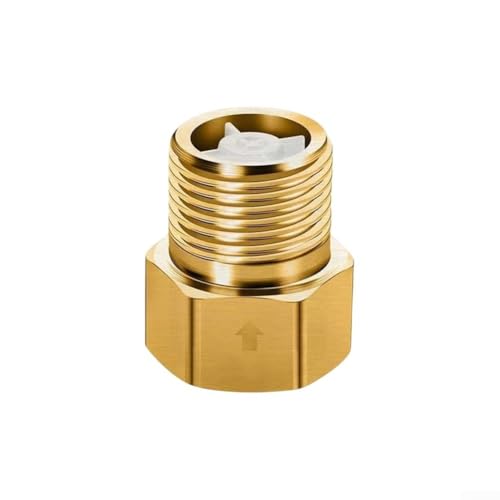 Zuverlässige Einweg-WC-Rückschlagventile aus Edelstahl zur Verbesserung der Sanitäreffizienz, 10 Stück (Messing) von FUANA