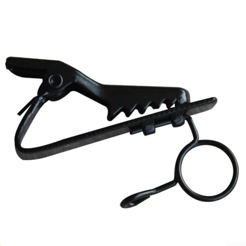 Zuverlässiges Mikrofon-Zubehör, 10 Metall-Krawattenklammern für Kabel-Setup von FUANA