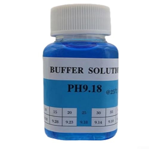 pH Puffer Kalibrierlösung zur Prüfung der Genauigkeit, 50 ml mit mehreren Standardwerten 4 00, 6 86, 9 18 zur Verwendung (PH9.18) von FUANA