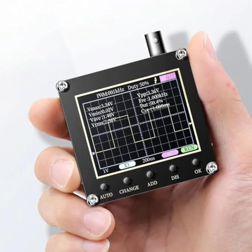138 PRO Mini-Hand-Digital-Oszilloskop mit 2 5 MSas Abtastrate und 200 kHz Bandbreite, unterstützt analoge und digitale Signalprüfung (ohne BAT) von FUBESK
