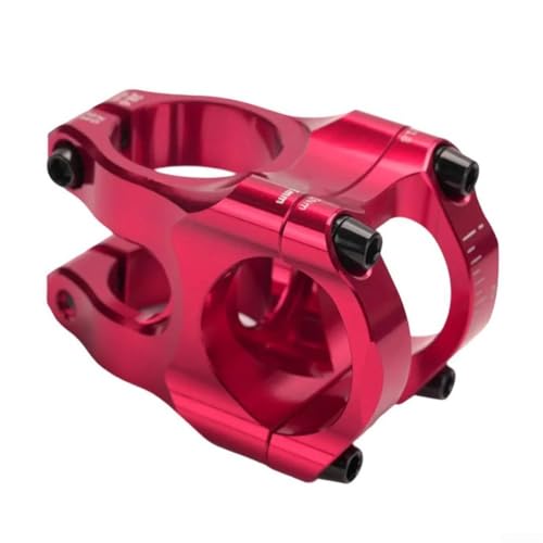 31 8 mm Lenkerhalterung Vorbau für Mountainbikes und Rennräder, 6061 Aluminiumlegierung Offroad-Vorbau mit 28 6 mm Gabel-Kompatibilität (rot) von FUBESK