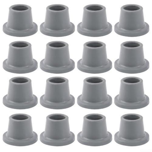 60 mm rutschfeste Gummiabdeckungen für Duschstühle, verbesserte Stabilität für Bänke und Hocker (16 Stück) von FUBESK