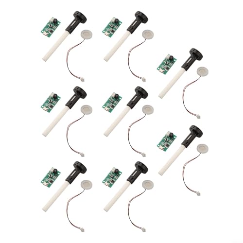 8 x USB-Luftbefeuchter-Komponenten, hocheffiziente Zerstäubungs-Leiterplatten für DIY-Kits von FUBESK