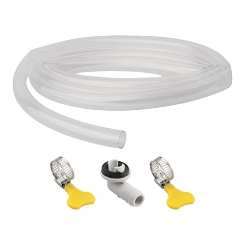 AC-Ablaufschlauch 11 m mit 15 mm Anschluss und zwei Klemmen für einfache Kompatibilität (1,8 m) von FUBESK