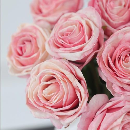 Anspruchsvolle künstliche Rosensträuße zur Verbesserung Ihrer Veranstaltungsatmosphäre mit dauerhaftem Charme (weiß) von FUBESK