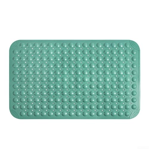 Badezimmermatte mit rutschfestem TPE-Material, Saugnapf-Design für sichere Platzierung, unverzichtbar für Sicherheit in jedem Duschraum (grün) von FUBESK