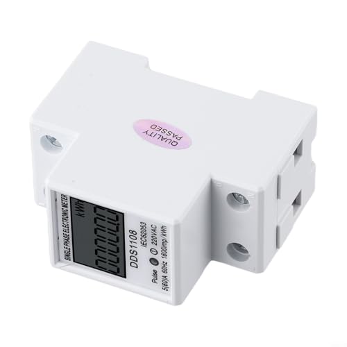 DDS1108 Energiezähler LCD-Display mit Hintergrundbeleuchtung für zuverlässige Messung von Strom bei 50 A und 60 A Bewertungen (ohne Hintergrundbeleuchtung) von FUBESK