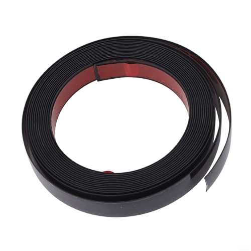 Einfach zu verwendendes 5 m wasserdichtes Klebeband, perfekt geeignet, um Wände zu verschönern und Lücken zwischen Fliesen zu füllen (1,8 cm Breite, schwarz) von FUBESK