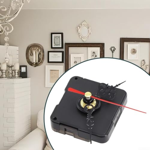 Essential Quartz Clock Movement Parts for Wall Clock DIY Repairs and Replacements (Red) von FUBESK