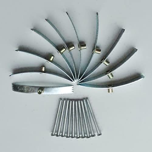 FUBESK 10 x Wanddosen-Reparaturschraube, Stahl, feste Steckdosenhalterung für elektrische Steckdosen von FUBESK