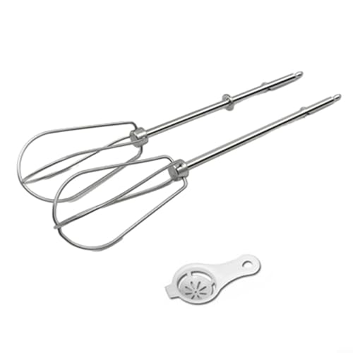 FUBESK 2 Stück Handmixer-Schlägel Ersatzteil, Küchenhandmixer, Schlägel Ersatz – schnelle und einfache Befestigung für Handrührer (Drahtstange x 2) von FUBESK