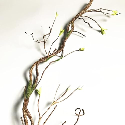 FUBESK 80 cm künstliche gelockte Weidenzweige, dekorative trockene Zweige, Baumzweige, künstliches Rattan, Hotelrebe, Heim- und Gartendekoration von FUBESK