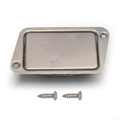 FUBESK Aktive Bassgitarren-Tonabnehmer, Edelstahl, 9 V E-Gitarre, Batterie-Haltebox mit Deckel von FUBESK