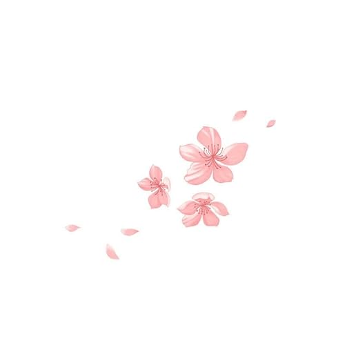 FUBESK Auto-Aufkleber, Motiv: rosa Kirschblüten, Vinyl, für Windschutzscheibe, Windschutzscheibe, Stoßstange, Fenster, Tuning, Styling-Zubehör FUBESK Auto-Aufkleber, Motiv: rosa Kirschblüten, Vinyl, für Windschutzscheibe, Windschutzscheibe, Stoßstange, Fenster, Tuning, Styling-Zubehör von FUBESK