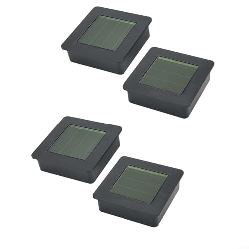 FUBESK Ersatz-Solarmodule für Gartenleuchten, Solarlaternen-Licht-Ersatzteil, Glühbirnen-Ersatzteile für den Außenbereich, Gartenlaterne, Solarlampe (4 Stück) von FUBESK