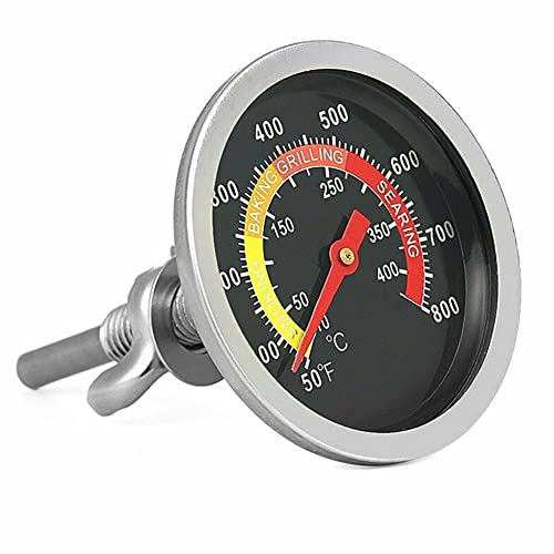 FUBESK Grillthermometer, Grillthermometer, Barbecue Thermometer, Ofen Temp Gauge 10~400℃ BBQ Smoker Grill Temperatur von FUBESK