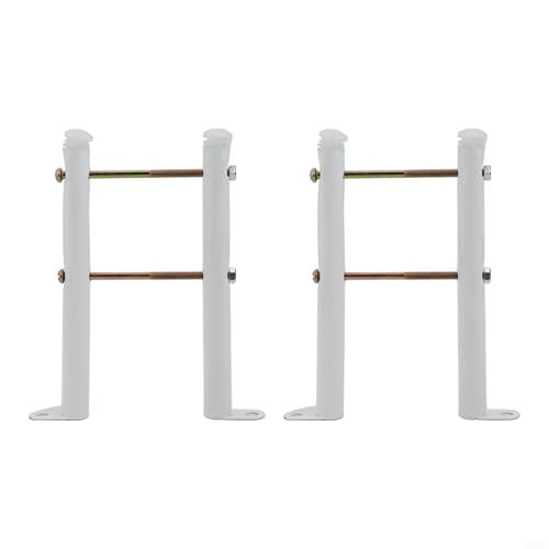 FUBESK Heizkörperfüße aus verdicktem Stahl, elegantes Design für vertikale Gusseisen-Heizkörper (10 cm) von FUBESK