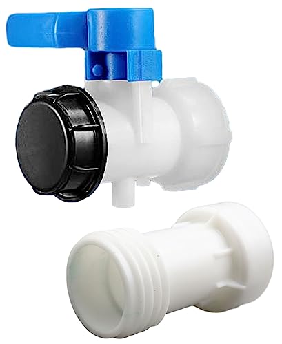 FUBESK IBC Kugelhahn Ibc Tank Connector Ibc Outlet Tap Tank Zubehör für Ibc Regenwassertank von FUBESK