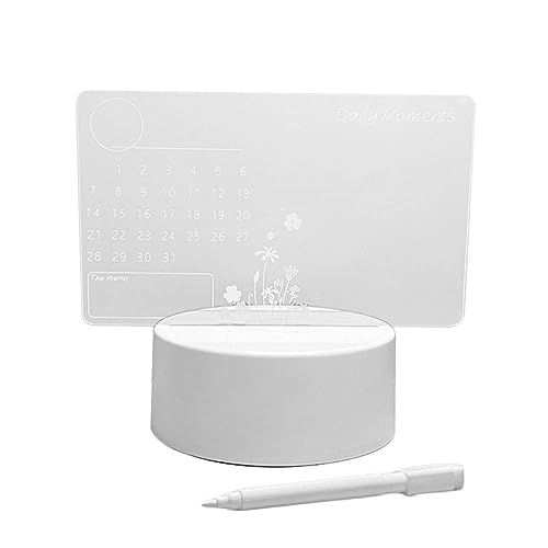 FUBESK Note Board Kreative LED Nachtlicht USB Message Board Urlaub Licht mit Stift für Kinder Freundin Dekoration, Kinder Nachtlicht Schreiblampe von FUBESK