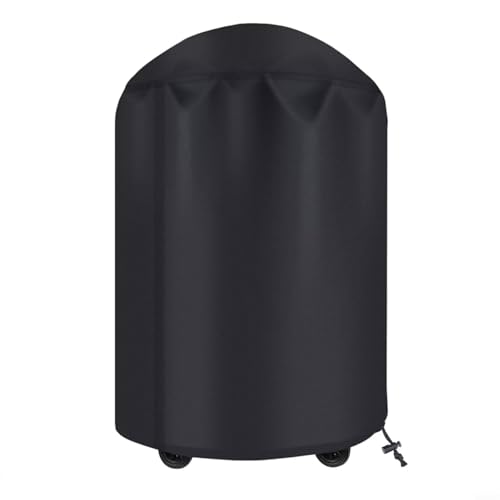 FUBESK Oxford Cloth BBQ Cover Round Outdoor Barbecue Grill Protection Weather Resistant with Secure Straps(diameter 58CM* 77CM) von FUBESK