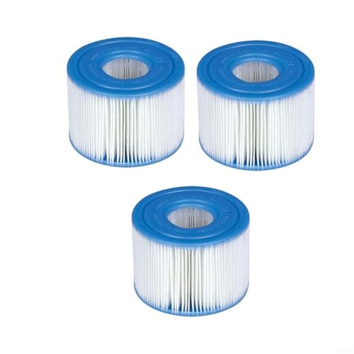 FUBESK S1 29011E Spa-Filterkartusche für Intex S1, Pool-Filterkartusche, Spa-Filterkartusche für Schwimmbäder, Ersatzteil (3 Stück) von FUBESK