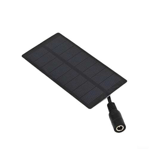 FUBESK Solarbetriebener Ventilator für den Außenbereich mit DC-Solarpanel-Kit, entworfen für Camping und Gartenarbeit, IP65 wasserdicht, tragbarer und kühlender Ventilator mit hoher Drehzahl-Leistung von FUBESK