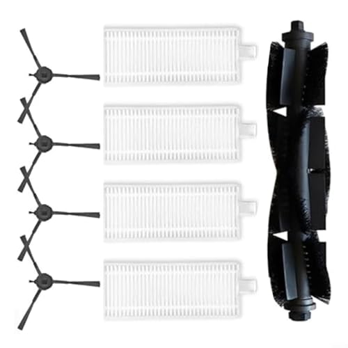 FUBESK Staubsauger Zubehör Set für 360 S8 S8 Plus SWEEVA 6500 Saugroboter Filter Wischmopp Set, Ersatz Zubehör Set inkl Hauptbürste Seitenbürste Filter von FUBESK