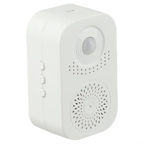 FUBESK Türklingel mit Bewegungssensor für Ladeneingang mit Audio-Player und aufzeichnbarer Sprachfunktion (20 Stimmen/aufzeichnbar) von FUBESK