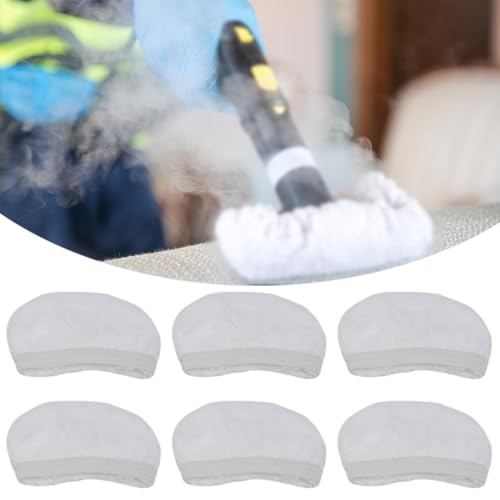 FUBESK Wischmopp-Pad für Vaporetto, Smart 100 und handliche Haushaltsbedarf, Reinigung, Staubsaugerteile, Zubehör, 6 Stück von FUBESK