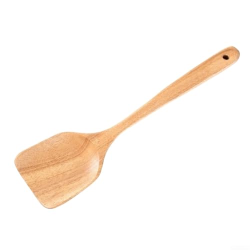 Für die Küchenutensilien-Kollektion, perfekt gestaltete Holzlöffel und Spatel (flacher Spatel) von FUBESK