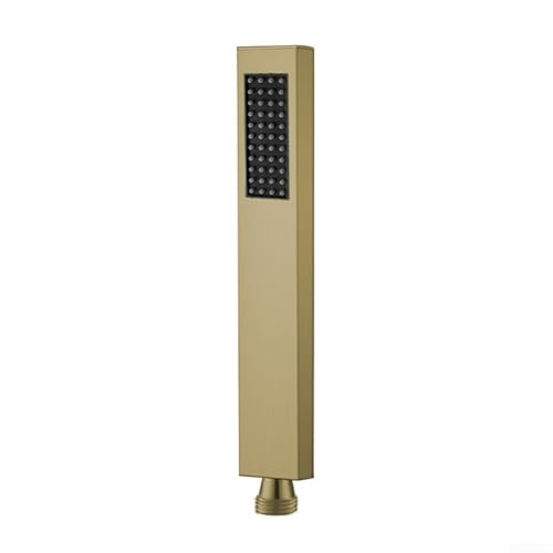 Handbrause aus 304 Edelstahl mit 44 Löchern für optimale Wasserverteilung (Gold-1) von FUBESK