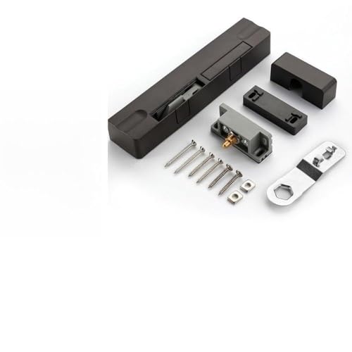 Hydraulischer Türschließer mit Dämpfungseigenschaften, perfekt für Holztüranwendungen (schwarz-rechts) von FUBESK