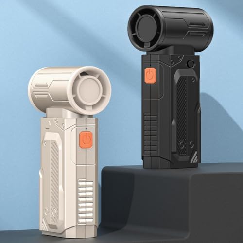 Leistungsstarker tragbarer Ventilator mit einstellbarem Luftstrom für Outdoor-Luftmatratze und Haustier-Trocknung (Gold) von FUBESK