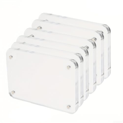 Magnetischer Bilderrahmen aus transparentem Acryl für Kühlschrank, doppelseitiges Display für geschätzte Erinnerungen Magnetischer Bilderrahmen aus transparentem Acryl für Kühlschrank, doppelseitiges Display für geschätzte Erinnerungen von FUBESK