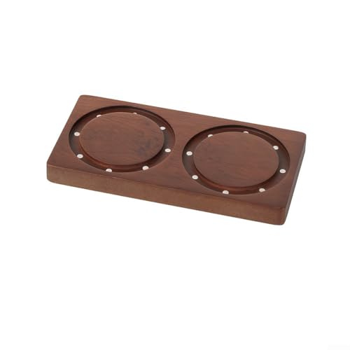 Magnetischer Wand-Kaffeekorb-Halter für 58 mm Siebträger, elegantes Holzdesign (2 Löcher) von FUBESK