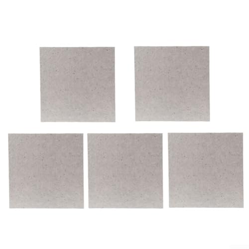 Mikrowellen-Glimmerplatte, Ersatz 12 x 12 cm, Wellenleiter für verbesserte Effizienz im Ofen (5 Stück) von FUBESK