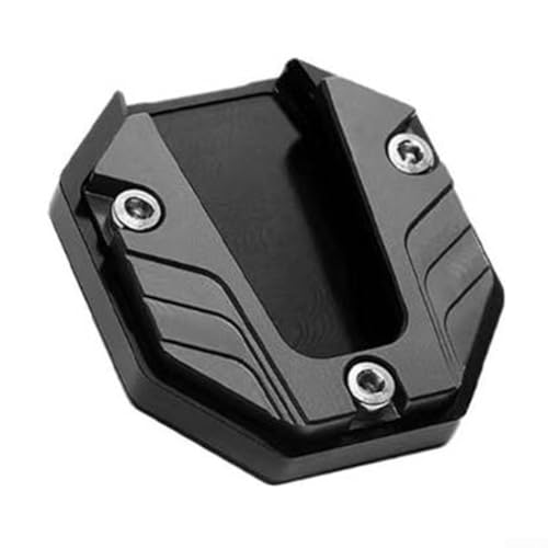 Motorrad-Ständer-Verlängerung aus Aluminiumlegierung für verbesserte Stabilität und einfachen Zugriff, Schwarz von FUBESK