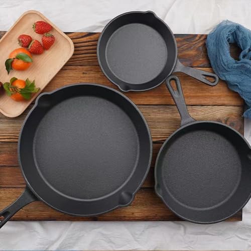 Multifunktionaler Gusseisen-Grilltopf zum Schmoren, Backen und Braten Ihrer Kochabenteuer (25 cm) von FUBESK