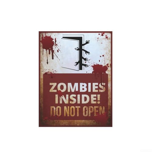 Outdoor Scary Night Party Decor with Luminous Halloween Sign Perfect Addition to Your Halloween Setup (YHW019) von FUBESK